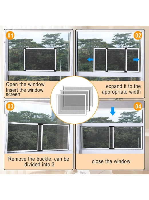 Sliding Window Mesh Screen